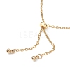 Adjustable 304 Stainless Steel Cable Chain Slider Bracelets BJEW-JB13089-6