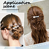 2 Bags 2 Styles Resin & Alloy Alligator Hair Clips AJEW-CY0001-39B-5