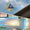 6Pcs Colorful Suncatcher Rainbow Prism Electrostatic Glass Stickers DIY-WH0409-69D-5