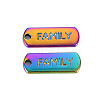 Rainbow Color Alloy Charms PALLOY-S180-236-NR-2