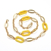 Handmade Brass Oval Link Chains CHC-H102-16G-H-3