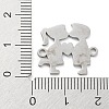 304 Stainless Steel Connector Charms STAS-P332-08P-3