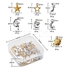 50Pcs 10 Style Starry Sky Theme Alloy Pendants FIND-YW0001-33-3