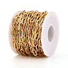 Brass Paperclip Chains CHC-T018-52G-2