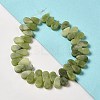 Natural Natural Xinyi Jade/Chinese Southern Jade Beads Strands G-B064-B04-2