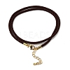 Nylon Milan Cord Necklace Making X-MAK-M028-01G-20-2