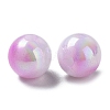 Two Tone Opaque Acrylic Beads SACR-P024-01A-W04-2