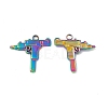 Ion Plating(IP) 304 Stainless Steel Pendants STAS-B031-23R-1