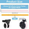 8Pcs Silicone Self Adhesive Protect Patches FIND-WH0148-096B-2