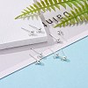 925 Sterling Silver Ear Stud Findings STER-K167-042B-S-5