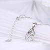 Trendy 925 Sterling Silver Pendant Necklaces NJEW-BB22389-5