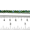 Electroplate Transparent Glass Beads Strands EGLA-A035-T4mm-L10-4