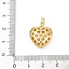 Brass Micro Pave Cubic Zirconia Pendants KK-D317-090G-3