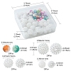 100Pcs 4 Style Imitation Pearl Acrylic Beads OACR-FS0001-23-5