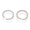 304 Stainless Steel Open Jump Rings X-STAS-F191-11S-C-1