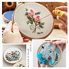 Plastic Imitation Bamboo Cross Stitch Embroidery Hoops TOOL-TADJ0001-03A-7