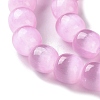 Natural Selenite Beads Strands G-B103-A01-04-3