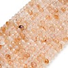 Heated Natural Citrine Beads Strands GG-CBA41EF-B01-6x4mm-2