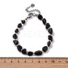 Synthetic Blue Goldstone Beaded Bracelets for Women G-P563-07P-13-5