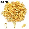 200Pcs Iron Snap on Bails IFIN-YW0003-74G-1
