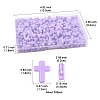 200Pcs Opaque Acrylic Beads SACR-FS0001-39F-4