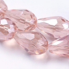 Electroplate Glass Beads Strands EGLA-R008-15x10mm-7-3