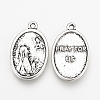 Tibetan Style Alloy Pendants X-TIBE-Q078-09AS-RS-1