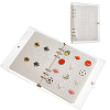 Felt Brooches Collection Binder Book AJEW-FH0007-29A-1