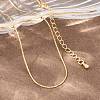 0.7MM Brass Boston Link Chain Necklaces for Women NJEW-Q351-02G-3