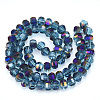 Electroplate Glass Beads Strands EGLA-S174-05F-2