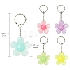 Flower Resin Keychain KEYC-YW00152-01-3