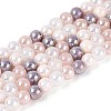Electroplate Glass Beads Strands EGLA-N019-6mm-04-1