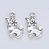 Tibetan Style Alloy Pendants X-TIBE-R316-081AS-RS-2
