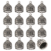 16Pcs Tibetan Style Zinc Alloy Pendant Bails FIND-CA0011-75A-1