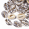 Printed Natural Cowrie Shell Beads SSHEL-R047-01-B02-1