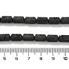 Synthetic Lava Rock Dyed Beads Strands G-H311-04-03-5