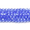 Transparent Electroplate Glass Beads Strands LS-GLAA-F029-3mm-C07-1