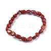 Natural Red Jasper Bead Stretch Bracelets X-BJEW-K213-19-2
