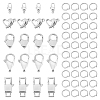20Pcs 316 Surgical Stainless Steel Lobster Claw Clasps STAS-DC0002-29-1