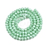 Electroplate Glass Beads Strands EGLA-A044-P4mm-A14-3