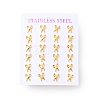 304 Stainless Steel Tiny Scissor Stud Earrings with 316 Stainless Steel Pins for Women EJEW-J043-16G-3