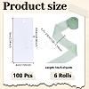 50Pcs Rectangle Blank White Paper Gift Tags CDIS-WH0021-059A-3