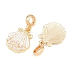 Alloy Enamel European Dangle Charms AL-CBAC2D3-03G-01-2