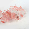 Cherry Quartz Glass Beads Strands LS-G-R192-12-2