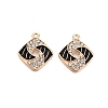 Alloy Enamel Pendants PALLOY-N176-85KCG-1