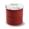 20M Polyester Braided Cord for Jewelry Making OCOR-G015-04A-09-2
