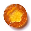 Resin with Natural Citrine Chip Stones Ashtray DJEW-F015-05H-1