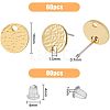 60Pcs Alloy Stud Earring Findings FIND-FH0005-71-2