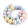 Spray Painted Resin Beads Strands RESI-N027-05A-2
