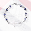 201 Stainless Steel Link Chain Bracelets BJEW-A032-01P-02-1